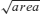 \vec{area}